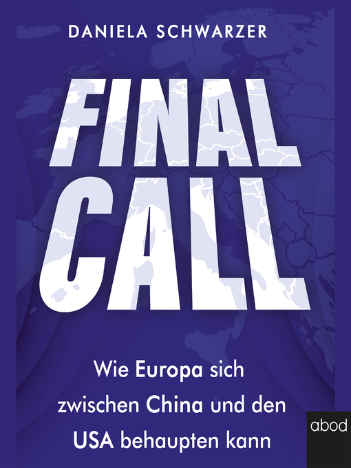 Titeldetails für Final Call nach Daniela Schwarzer - Verfügbar